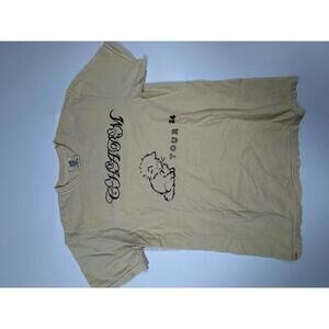 Comfort Colors Yellow Charm Tour 24 Graphic T-Shirt Medium